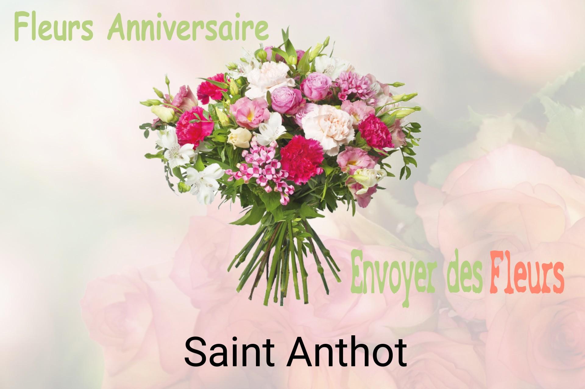 Bouquet de fleurs d’anniversaire livré à Saint-Anthot