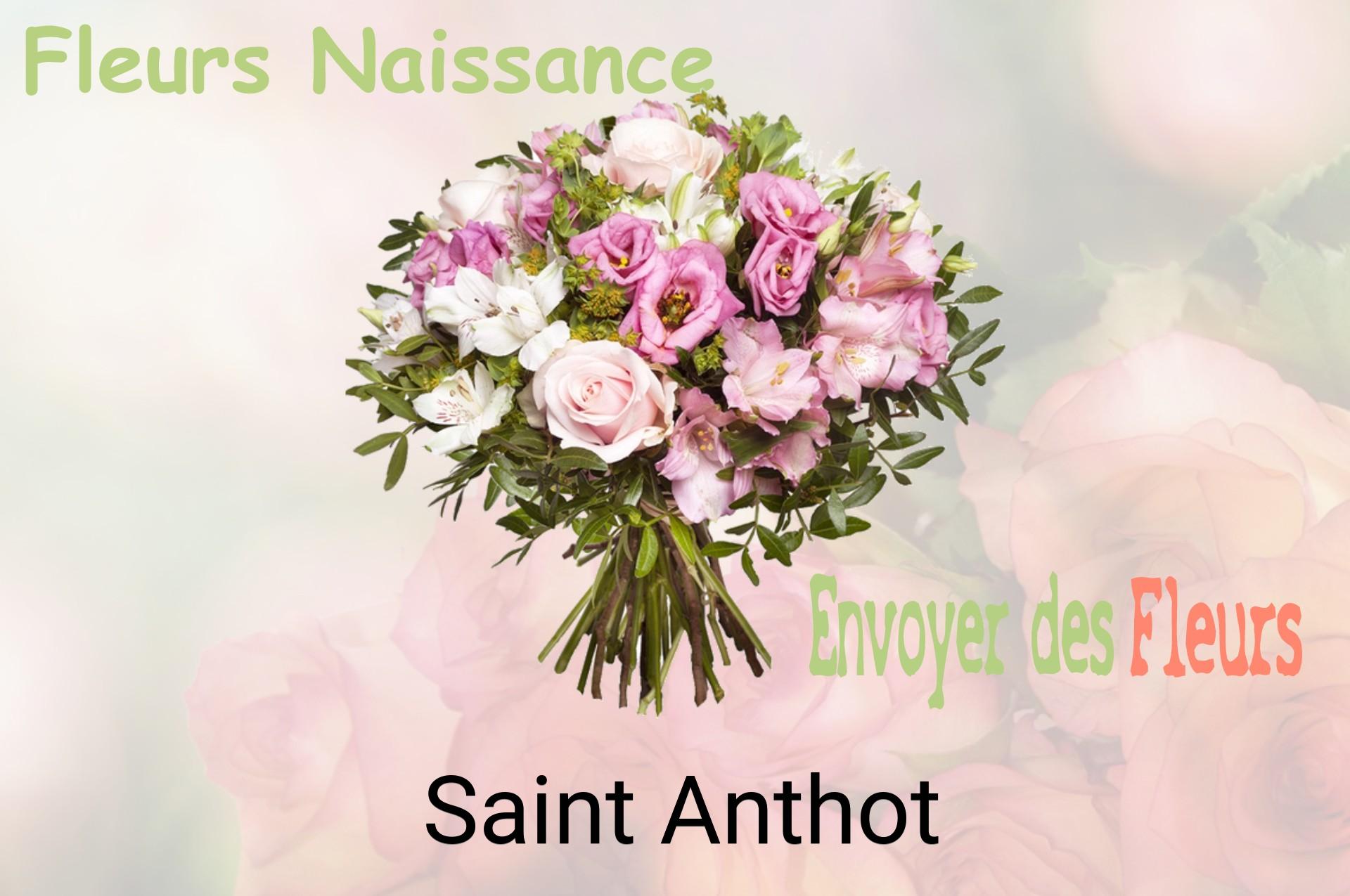Bouquet de fleurs de naissance livré à Saint-Anthot